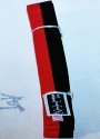 Image of ½ Red/Black Length Split Belt
