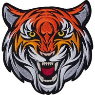 Blitz Embroidered Badge - Tiger Head