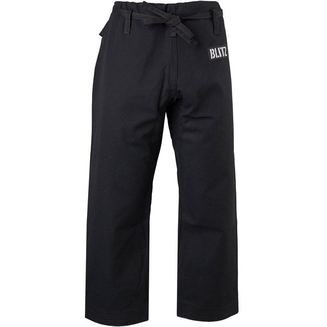 Photo of Blitz Kids Middleweight Martial Arts Trousers - 12oz (BLACK)