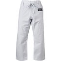 Image of Blitz Adult Middleweight Martial Arts Trousers - 12oz WHITE